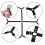 Sheet fasteners, loop straps, anti-slip triangle clips, clips for securing sheets, black cross pattern 1