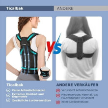 Ryhtikorjain - DIBOTELL - Säädettävä - Hengittävä - Aikuisille - Unisex