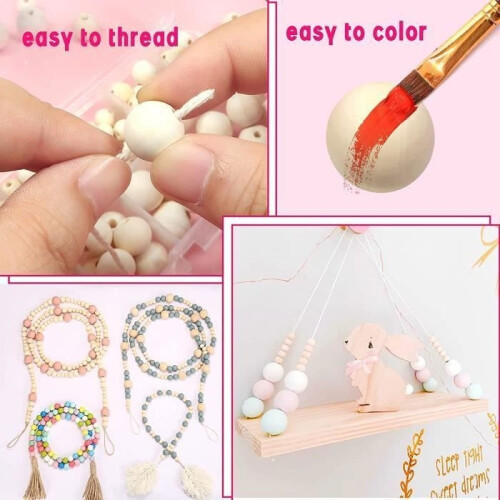 Αξεσουάρ DIY - TATATOYIA - 220 τεμάχια - 6 έως 14 χιλ. - Καφέ 2