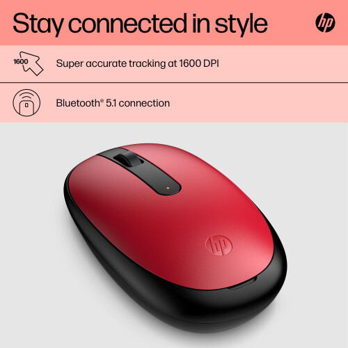 HP HP 240 Bluetooth Mouse | Bluetooth 5.1 | Wireless | Precise Sensor | 1600 DPI Optical Mouse Sensor | Lightweight & Easy to Connect | AES technology | 2