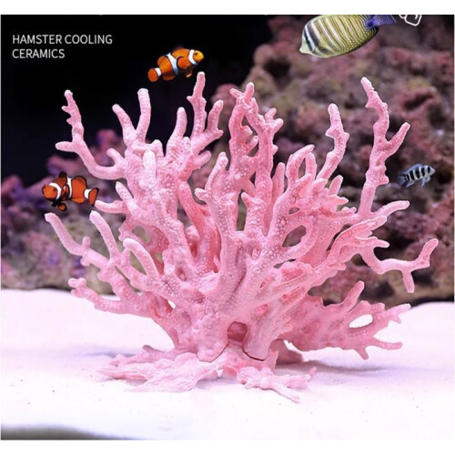 Artificial coral mist aquarium decoration, coral branches, pink 1