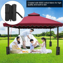 4 pcs Outdoor Camping Sandbag Canopy Weight Sandbag Windproof Fixing Sandbag Tent