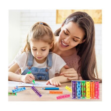 Set of 24 Mini Highlighters, Candy-Shaped Mini Highlighter Pens for Kids, Kawaii Stationery for Journal Markers - sh