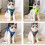 Adjustable Mesh Cat Harness and Leash Set - Leashes and Collars - Turquoise-XS - Blue 1