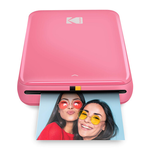 Kodak KODAK Step Instant Photo Printer With Bluetooth/NFC, ZINK Technology & KODAK App for iOS & Android (Pink) Gift Bundle 1