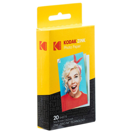 Kodak KODAK Step Instant Photo Printer With Bluetooth/NFC, ZINK Technology & KODAK App for iOS & Android (Pink) Gift Bundle 2