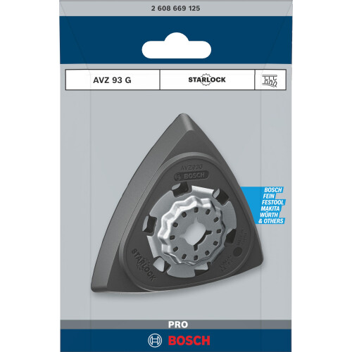 Bosch Bosch 1x PRO AVZ 93 G Sanding Plate (Ø 93 mm, Professional Accessory Multitool) 1