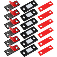 Door Magnets Jiayi 6 Pack Ultra Thin Cabinet Magnetic Door Catch Drawer Magnet Stainless Steel Magnetic Cabinet Latches Hardware for Sliding Door Wind