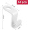 64 Pcs Hanger Hooks, Extension Clips, Connector Hooks for Space Saving Mini Cascading Hangers Organizer (White) 2