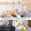 64 Pcs Hanger Hooks, Extension Clips, Connector Hooks for Space Saving Mini Cascading Hangers Organizer (White) 3