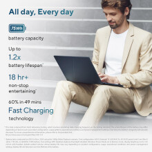 ASUS Zenbook 14 OLED UX3405CA Laptop | 14.0" WUXGA (1920x1200) OLED Touchscreen | Intel Core Ultra 7 255H | 16GB RAM | 1TB PCIe SSD | UK Backlit Keyb