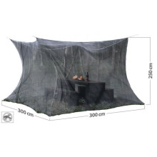 Mosquito net - INFACTORY - Square 300x300 cm - Black - Outdoor - Contemporary