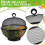 Fruitmand - Gaas - Grote inhoud - Deksel - Metaal - Modern 3