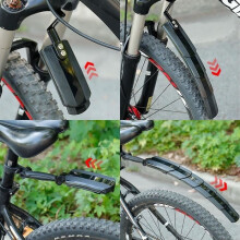 Retractable Bicycle Mudguard Set Mountain Bike Front and Rear Mud Guard Portable Adjustable Fender for Road Bike /