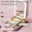 Makeup storage box - Integrated - Lighted mirror - 3 color modes - Compact and lightweight 3