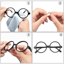 Protections nasales transparentes en silicone INF pour lunettes, 5 paires