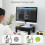 Monitor Stand Riser, 4 Height Adjustable PC Stand with Drawer Phone Slot 5