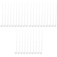 30St Compacte Witte Plastic Car Vlaggenstok Met Draagbare Clip Ontwerp