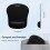 TeckNet TECKNET Mouse Mat Wrist Support, 2 Packs Mouse Pad with Memory Foam, Black 6