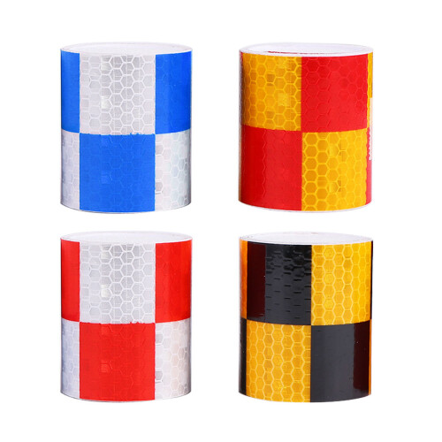4Rollen Reflecterende Veiligheidsband Auto Reflectie Lijm