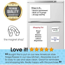 Magnetic Whiteboard, erasable for fridge, magnetic fridge planner, magnetic shopping list
