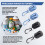 4 Pack Ear Plug Carrying Case Keychain, Portable Keychain Pill Holder Case, Waterproof Metal Earplug Case Pill Container 3