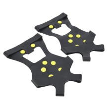 Pair Shoe Covers 10 Teeth Crampons Anti-slip Ice Snow Grips Outdoor (XL)-CHD