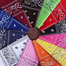 12PCS Men's and Women's Hair Bandanas, Multicolor Multifunctional Neck Scarf/Headband/Handkerchief, 100% Cotton