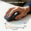 Acer Acer Wireless Mouse, Ergonomic Mouse with Side Scroll, Bluetooth 5.2 & 2.4G Dual Modes, 4800 DPI Adjustable, 8 Buttons, Rechargeable Mice, Connect 3 4