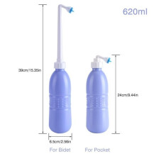 Bidet sprayer - ZOO - 620 ml - Plastic - Light blue