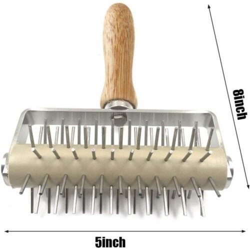 Dough Pick, Stainless Steel Pizza Dough Docker, Pizza Pastry Roller, Quick-Piercing Pastry Roller 1