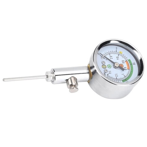 Manometer – OMABETA – Mini-Manometer – Metall – Tragbar – Leicht ablesbar 2