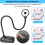 THUSTAND Visualiser for Teaching, USB Document Camera, PC Viewers for Classroom with LED Light, Auto Focus, Image Invert, Fold, for Mac OS, Windows, 4