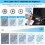 THUSTAND Visualiser for Teaching, USB Document Camera, PC Viewers for Classroom with LED Light, Auto Focus, Image Invert, Fold, for Mac OS, Windows, 5
