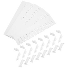 1Set Multifunctionele Plastic Verstelbare Ladeverdeler Wit PP
