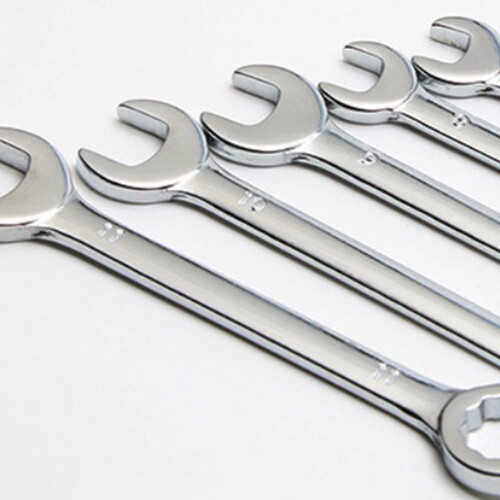 10Pcs  Engineer Wrench Dual Heads Offset Ring Spanner Tools Spanner Combination Key 4-11mm Wrenches Hand Set 1