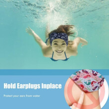Swimming headband - OMABETA - 4 pieces - Neoprene - Adjustable size - Waterproof around the ears