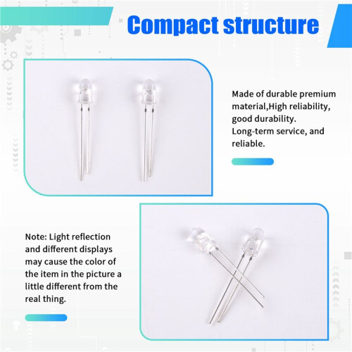 10pcs 5mm IR LED Infrared Light Emitting Diode.