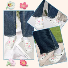 Crocs pins, Crocs accessories, shoe accessories – 12 shoe charms, flower charms for girls