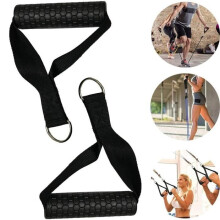 Hexagonal Grips - GIGICIAL - Set of 2 - Rubber - Black - Fitness