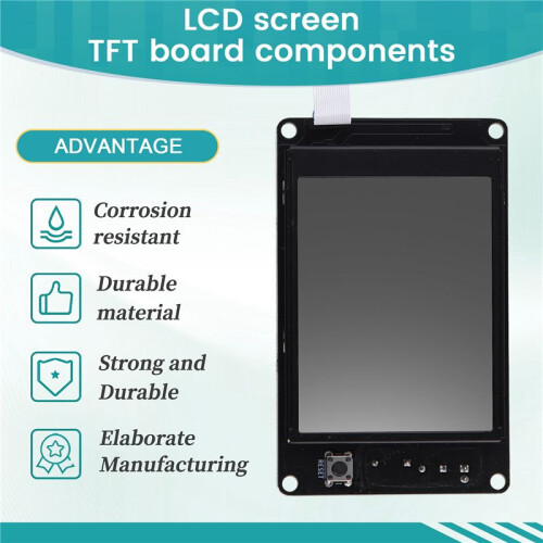 For Artillery 3D Printer LCD Screen and TFT Board Easy Installation, High Sensitivity Touch Control for Sidewinder X1 2