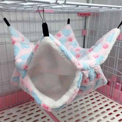 Cage hammock - Not specified - 34 x 34 cm - Pink - Lined - For rodents 1
