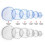 Silicone Lids - 12 Pieces - Stretchable - BPA Free - Multi-Diameter 2