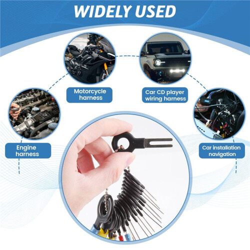Automotive Tools 26Pcs Car Terminal Removal Tool Kit Wire Connector Pin Release Extractor Puller 2