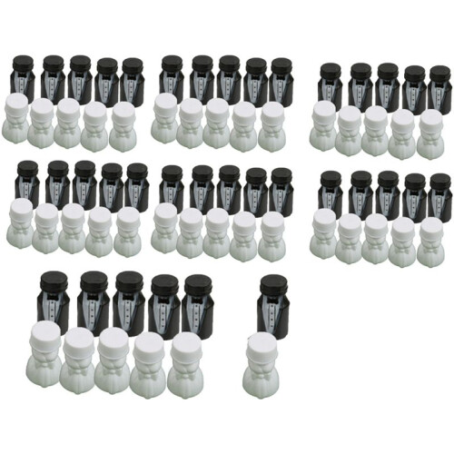 Wedding Party  and Groom Bubble Bottle 3 Sets (72Pcs)