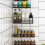 Spice Rack Kitchenware Wall-Mounted Punch-Free Household Spice Rack Spice Storage Drain Rack A 3