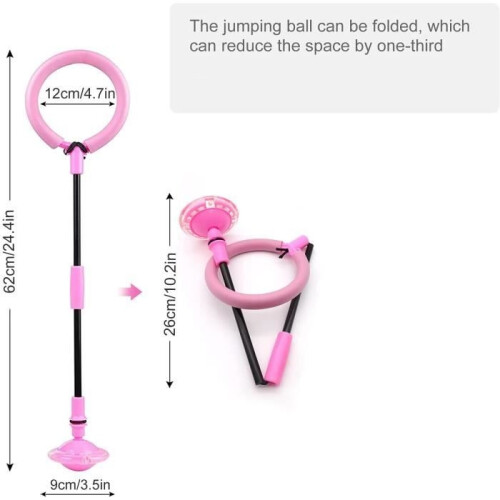 Skipping Rope - Flash - Ankle Model - PP and PVC Material - Foldable Design - Flashing Light 1
