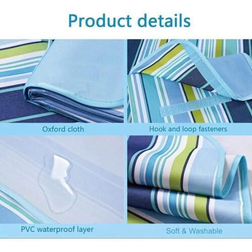 Picnic Blanket - KAKOO - 200x200cm - Waterproof - Foldable - Washable 1