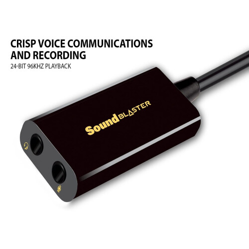 Creative Sound Blaster Play!3 High Resolution USB DAC Amp and External Sound Card 1