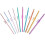 100-Piece Knitting Accessories Set, 22 Aluminum Knitting Hooks, Assorted Hooks, Tools, Pink Pouch 3